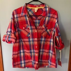 NWT Mossimo Supply Co. Button Down Flannel